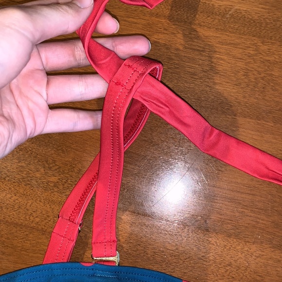 NWOT ModCloth Shirley polka dot bikini top - Picture 5 of 9